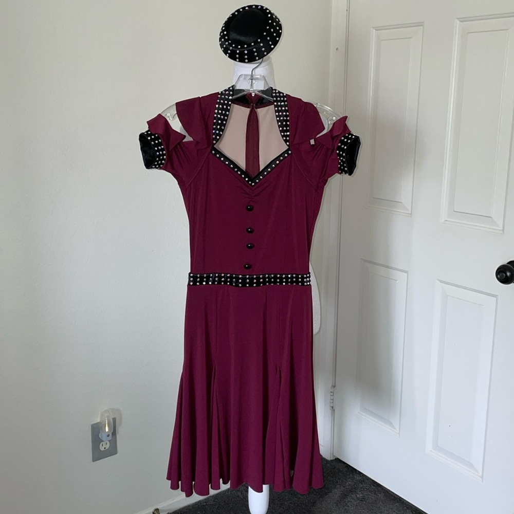 Purple/Maroon jazz costume